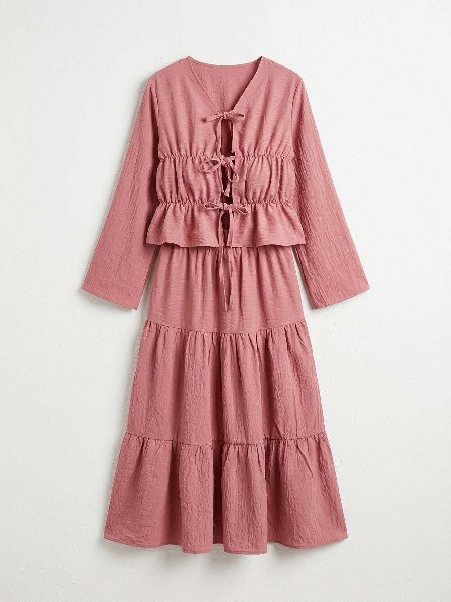 Ensemble Noeud rose