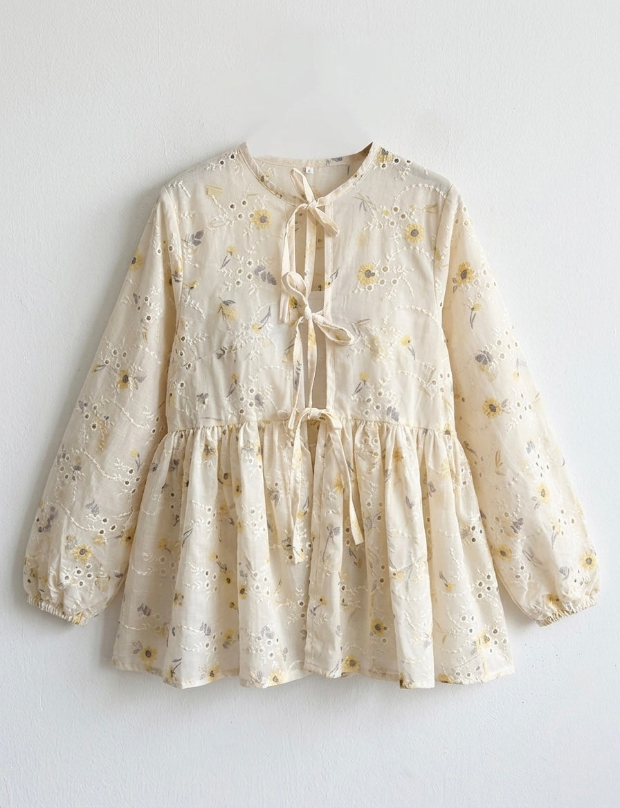 Chemise brodée