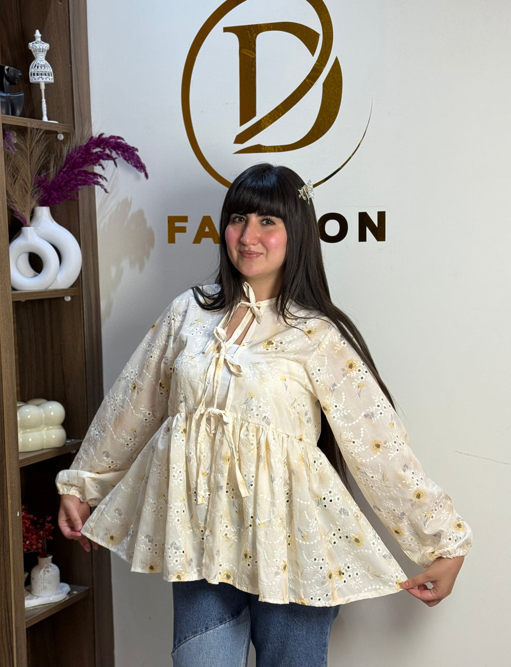 Chemise brodée